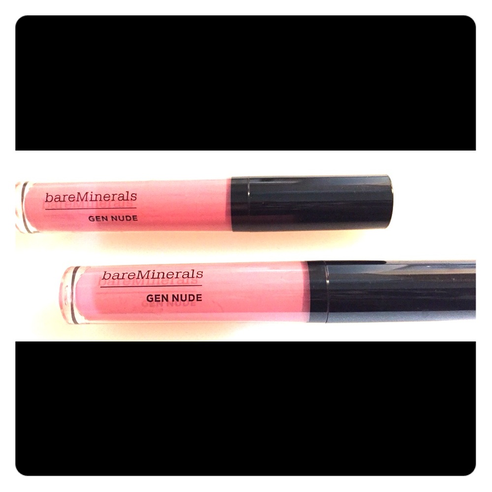 2 BareMinerals Pink Can’t Even Lip Gloss Shine NEW
